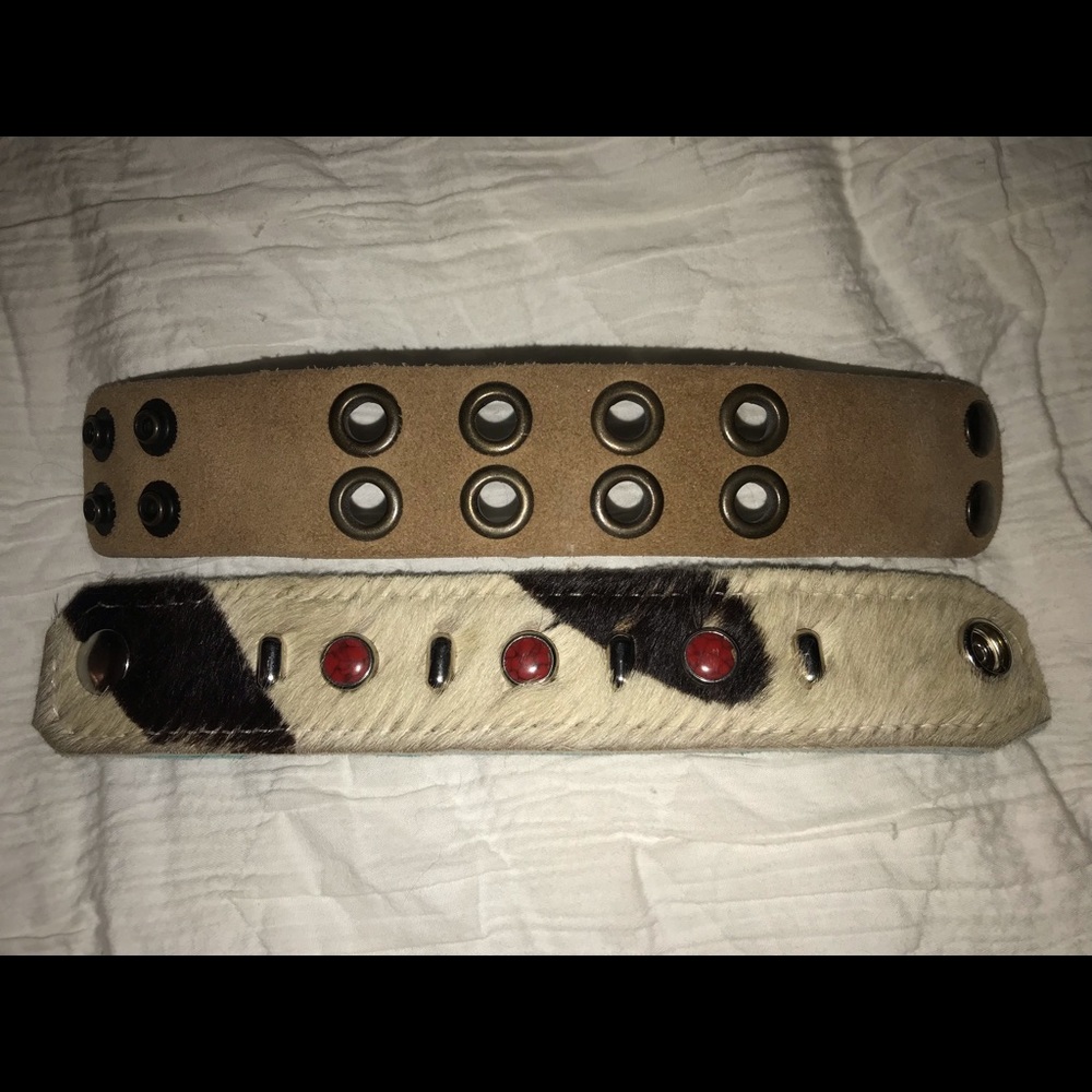 ๐ช2 LEATHER CUFFS๐ช - Picture 4 of 4